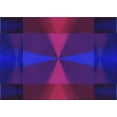 thumbnail image 1 of Ahgly Company Machine Washable Indoor Rectangle Transitional Purple Amethyst Purple Area Rugs, 3' x 5', 1 of 1