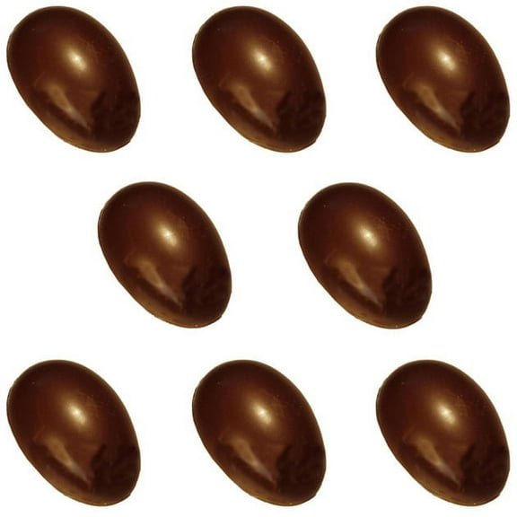 Polycarbonate Chocolate Mold Half-Egg 2-7/8"; 8 Cavities. Buy 2 molds to make Whole Eggs