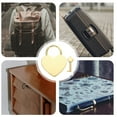 thumbnail image 2 of Small Padlock with Key Romantic Couples Wishing Lock Jewelry Box Suitcase Lock, 2 of 9