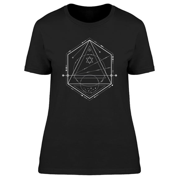 Figures Sacred Geometry Graphic Tee Women's -Image by Shutterstock
