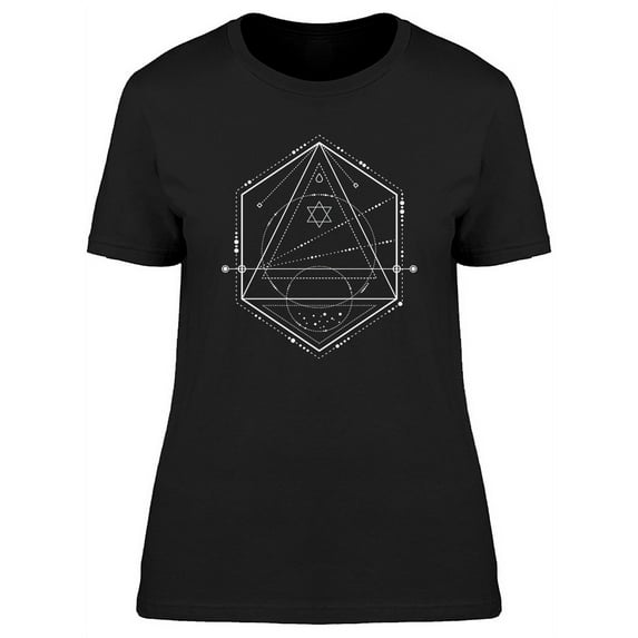 Figures Sacred Geometry Graphic Tee Women's -Image by Shutterstock