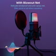 thumbnail image 4 of SF666R USB Wired Microphone Professional Video Recording RGB Condensador Gaming Microphone Noise Reduction Mic with Stand, 4 of 8