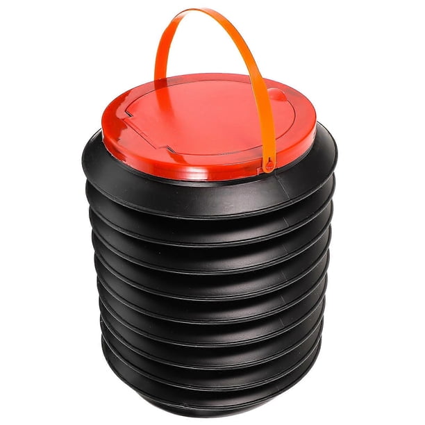 Collapsible Water Bucket Car Washing Collapsible Water Bucket Water Bag with Lid(4L)