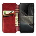 thumbnail image 5 of Case for Sony Xperia Ace II Flip Cover Wallet Flip Cover Magnetic Protective - Red, 5 of 5
