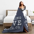 thumbnail image 5 of Yibo Bacon Warm Ultra Soft Micro Fleece Couch Travel Chair Throw Blanket for Women Men Gift, 5 of 9