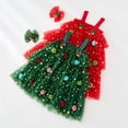 thumbnail image 4 of Nuevo vestido de Navidad, vestido de pastel de Luna y estrella, falda tutú de malla de princesa, vestido con tirantes para niños, vestido de vacaciones, 4 of 5