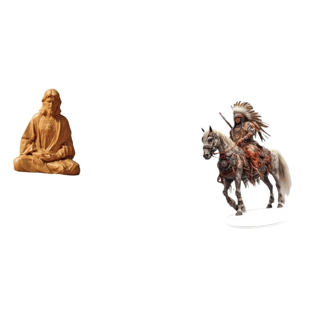 Figura de caballero acrílico del Corazón de Jesús, coleccionable, centro de mesa, adorno impermeable para pasillo, dormitorio, oficina, escrit
