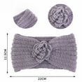 thumbnail image 3 of Weikingp Clearance! Hair Accessories for Women, Womens Hand Crocheted Yarn Headband Warm Headband Knitted Fashion Headband, Hair Bows, Hair Ties, Headbands for Women Wine, 3 of 3