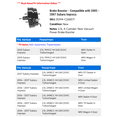 thumbnail image 2 of Brake Booster - Compatible with 2005 - 2007 Subaru Impreza 2006, 2 of 2
