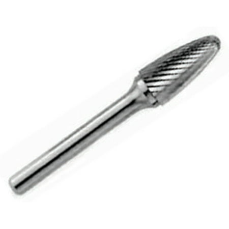 UPC: 0887861119108 | Drill America DULSF5 SF5 1/2  X 1  Tree Radius End Carbide Burr 1/4 Shank