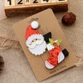 thumbnail image 3 of Christmas Hair Clip Christmas Hairpin Christmas Barrettes Santa Headpiece Christmas Hair Accessories Girl Christmas Gift, 3 of 14