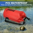 thumbnail image 3 of Uxcell Waterproof Dry Bag, Water Proof Bags with Whistle Red 10L, 3 of 7