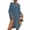 Dark Blue, variant on Bsubseach Fashion Polyester Swiss Dot Button Down Shirt Dress Swimwear Cover-Ups, One Size