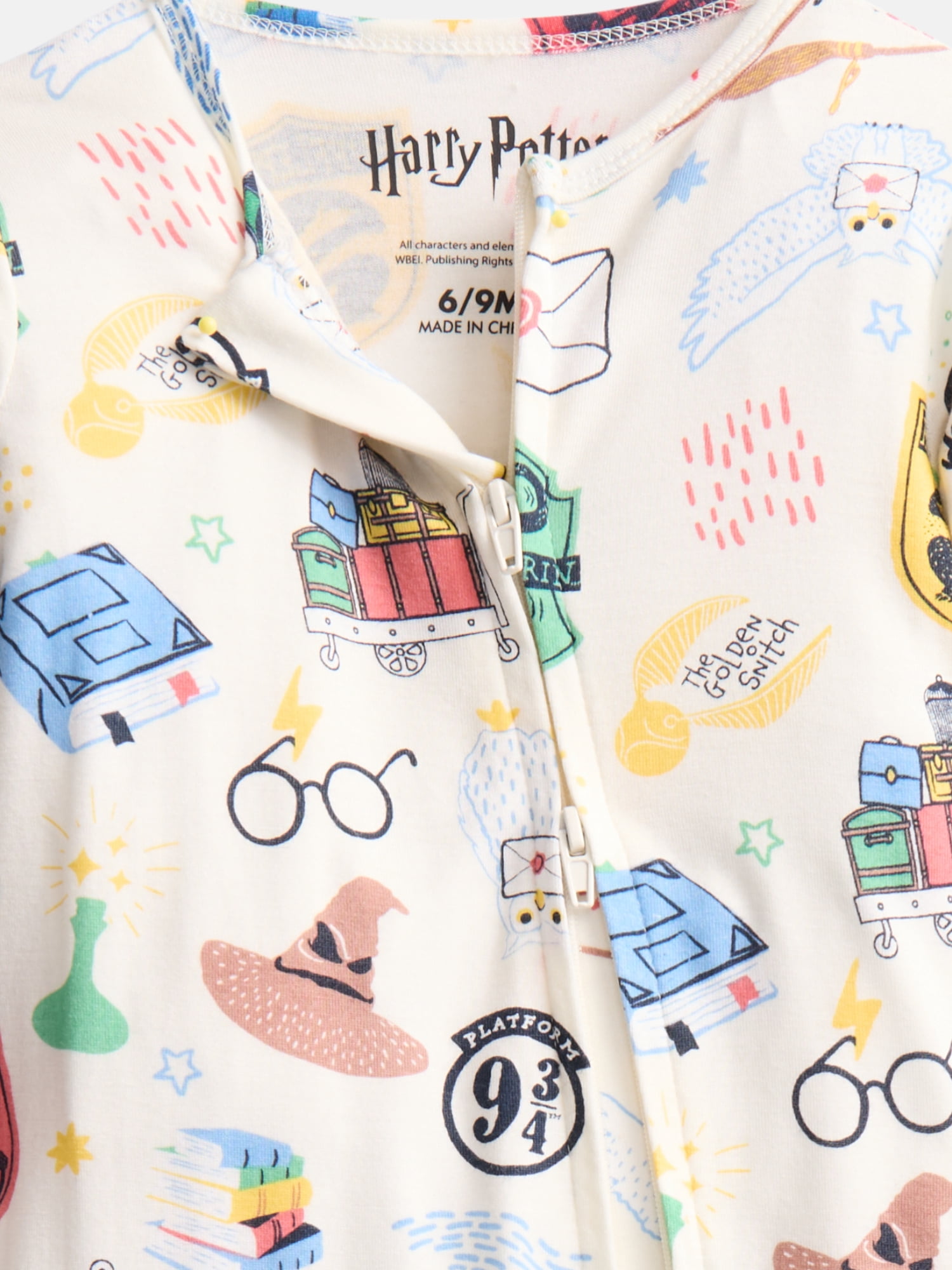 Harry Potter Baby Boys Sleep & Play Footed Pajamas, One Piece, Sizes NB-6/9M