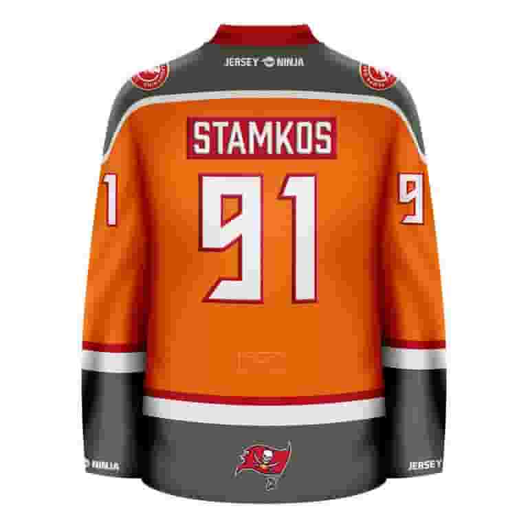 Lightning x Buccaneers Orange Mashup Hockey Jersey - Walmart.com Lightning x Buccaneers Orange Mashup Hockey Jersey - Walmart.com