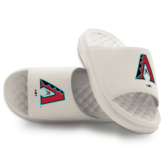 Unisex ISlide Cream Arizona Diamondbacks Primary Motive Slide Sandals