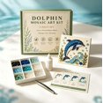 thumbnail image 3 of Dolphin Mosaic Art Kit, DIY Ocean Animal Mosaic Craft Set for Kids, All-in-One Handmade Art Supplies, Creative Birthday Gift, 3 of 4