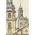 thumbnail image 3 of Bolokofsky, Ronald 11x14 Black Modern Framed Museum Art Print Titled - Church Tower, 3 of 5