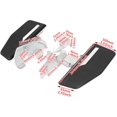 thumbnail image 4 of HDBUBALUS Motorcycle Foot Control Driver Floorboards Kit Fit For Honda Gold Wing - Chrome, 4 of 5