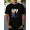 Black, variant on Men's New York City Skyline Graphic T-Shirt, NYC Statue of Liberty Black Short Sleeve Tee