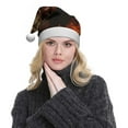 thumbnail image 5 of Balery Cool Flame Lion A Pattern Santa Hat Christmas Hat Funny Christmas Hat Christmas Knitted Beanie Hat For Men Women Adult, 5 of 6