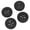 Black A, variant on 4 pieces 1/24 Rubber Wheels and Tires Fit for Axial SCX24 00002 90081 RC crawler Car Trucks Accessories - Black B