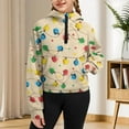thumbnail image 7 of Chririnla Funny Lights Print Soccer Golf Sweatshirt with Pocket Gym Sweatshirts Yoga Sweatshirts Fishing Sweatshirt Size 9-10, 7 of 7