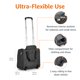 thumbnail image 2 of Equipaje de mano acolchado negro de 14 pulgadas para debajo del asiento de Amazon Basics, 2 of 6