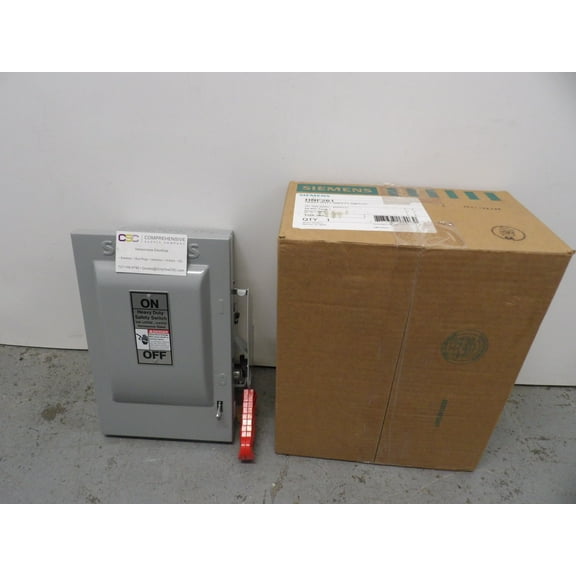 Siemens Safety Switch,600VAC,2PST,30 Amps AC HNF261