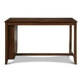 thumbnail image 4 of New Classic Furniture Amy 5-Piece Rectangle Wood & Fabric Counter Set in Cherry, 4 of 14