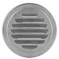 thumbnail image 3 of Cubierta de rejilla de pared circular redonda, ventilación de aire de pared de acero inoxidable Rejilla plana redonda Cubierta de ventilación de conductos Salida Malla de insectos, 3 of 14