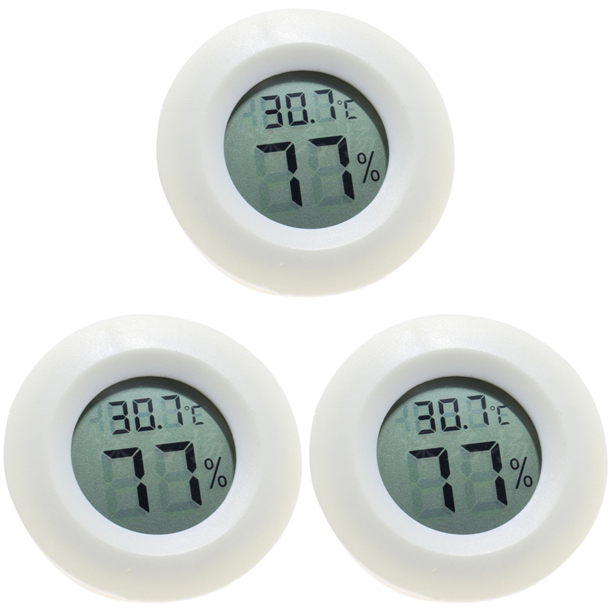 Mini Termómetro Digital Higrómetro LCD Sensor Temperatura Probador () Blanco