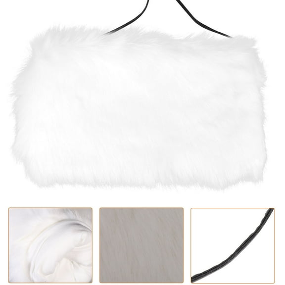 FOMIYES  Fur White Muff for Women Winter Warmer Pouch Ladies Woman Work