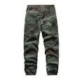 thumbnail image 4 of Men's Summer Lightweight Camouflage Outdoor Pants with Loose Fit, Multi-Pocket Design for Hiking, Mountaineering, and Casual Adventures (Breathable & Quick-Dry),Army Green L, 4 of 4