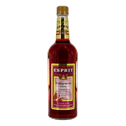Esprit Pomegranate Fruit Flavor Liquor Mixer, 1 Count, 750ml, 17% ABV, Glass Bottle, Shelf Stable