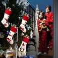 thumbnail image 3 of Gustave 18.5" Large Christmas Stockings Decorations, Penguin Fireplace Hanging Stockings for Family Holiday Decor, 3 of 7