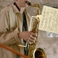 thumbnail image 4 of ETHZZLE Support de Pince pour Partitions de Saxophone Doré avec Serrage Réglable pour Utilisation Portable dans un Livre de Musique, 4 of 8