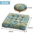 thumbnail image 6 of Boho Meditation Mat with Paisley Print, Square Yoga Pillow, Floor Cushion for Calm Meditation 22 x 22, 6 of 7