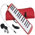 thumbnail image 1 of HLONK Instrument de Musique Piano 32 Touches avec Sac de Transport Rouge, 1 of 6