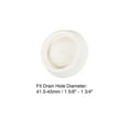 thumbnail image 4 of Uxcell Rubber Sink Plug, White Drain Stopper Fit 1-5/8" to 1-3/4" Drain for Bathtub Kitchen and Bathroom, 4 of 5