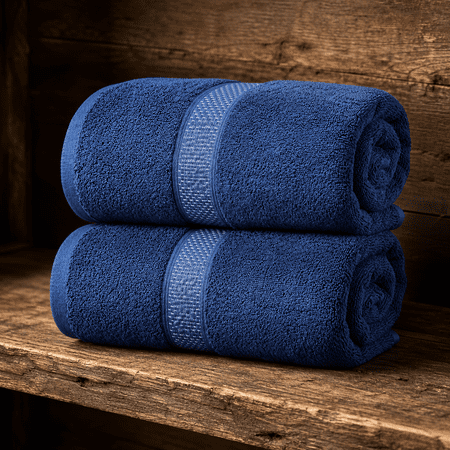 Bath Towel 31.5 x 63 inches Dark Blue