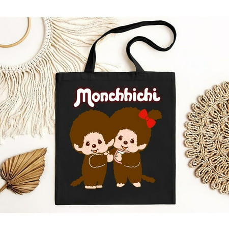 vintage Monchhichi With Logo S to Made in the USA Tote Bag-TH23504