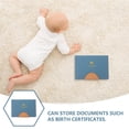 thumbnail image 4 of KAKOWELY Housse de Certificat de Naissance Housse de Porte-Certificat de Naissance Réutilisable Manche de Certificat de Naissance Anti-Rayures Manche de Protection de Certificat Document de Certificat, 4 of 5