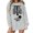 Grey [Halloween Clothes for Women Clearance], variant on Halloween Sweatshirt for Women 2026 Trendy X-Ray Skeleton Printed Maternity Sweaters Pregnancy Announcement Tops Oversized Outfits Womens Fall Fashion Clothing Black, L