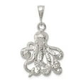 thumbnail image 3 of 925 Sterling Silver Octopus Charm Pendant, 3 of 5