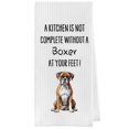 thumbnail image 1 of Paño de cocina Geqtt con perro Boxer, 41 x 61 cm, tejido waffle, 1 of 5