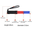 thumbnail image 2 of Signal Traffic Wand, Traffic Control Wand with Metallic Clip and Wrist Strap, 4 Mode Traffic Light Stick LED Warning Torch Flashlight for Parking Attendant, Traffic Control, 10 inch, 2 of 6