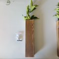 thumbnail image 3 of Trianu 2 Pcs Wood Wall Planters, Modern Farmhouse Wall Decor for Living Room, Bedroom, Bathroom, Wooden Pocket Hanging Wall Vase with Faux Plant Decor, NO PLANT, 3 of 6