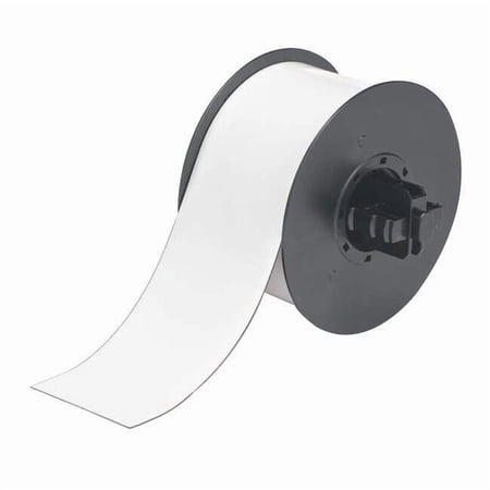 Brady Label Roll, White, Labels/Roll: Continuous B30C-2500-509-WT