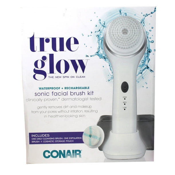 Conair True Glow Sonic Facial Brush Kit White